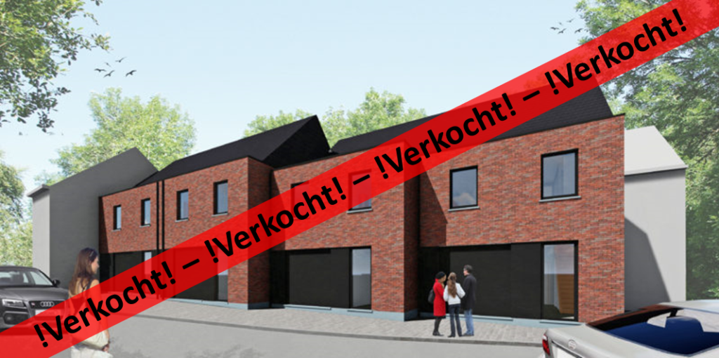 Eigen project: 4 woningen te Moorsel zijn verkocht!